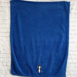 Zak & Zoey Baby Security Blanket Lovey Blue Bear “hug Me”